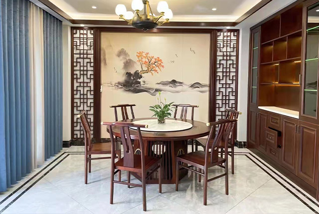 新中式沙發(fā)綠植，家里最好的軟裝師